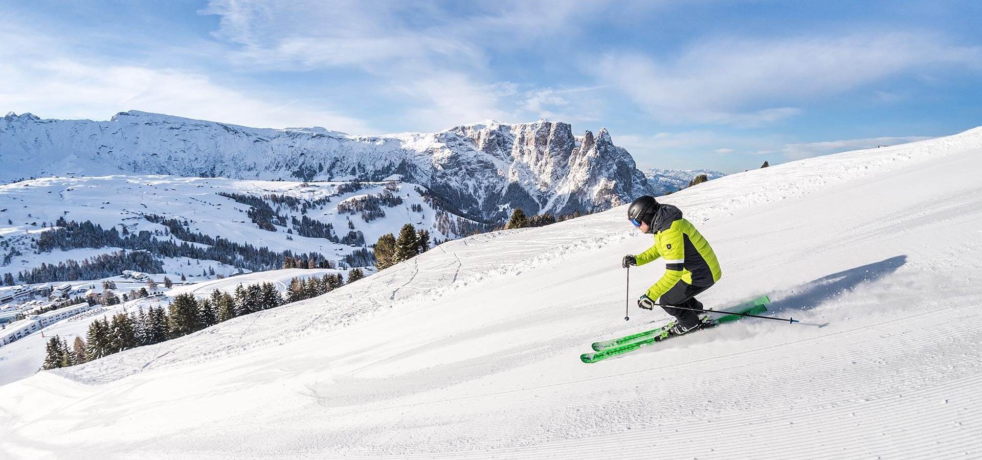 winter ski suedtirol seiser alm carezza